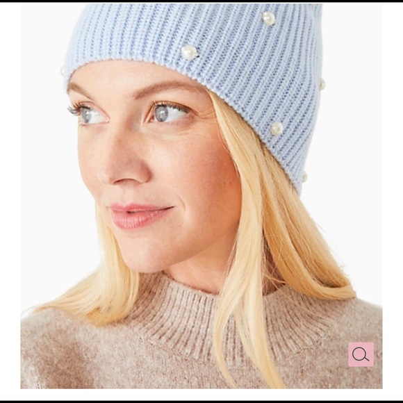 Kate Spade Embellished Pearl Beanie - Picture 2 of 3
